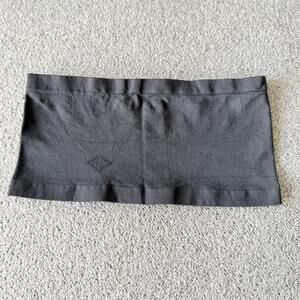 Vintage Ralph Lauren Bandeau Tube Bra Black Stretch One Size Made USA